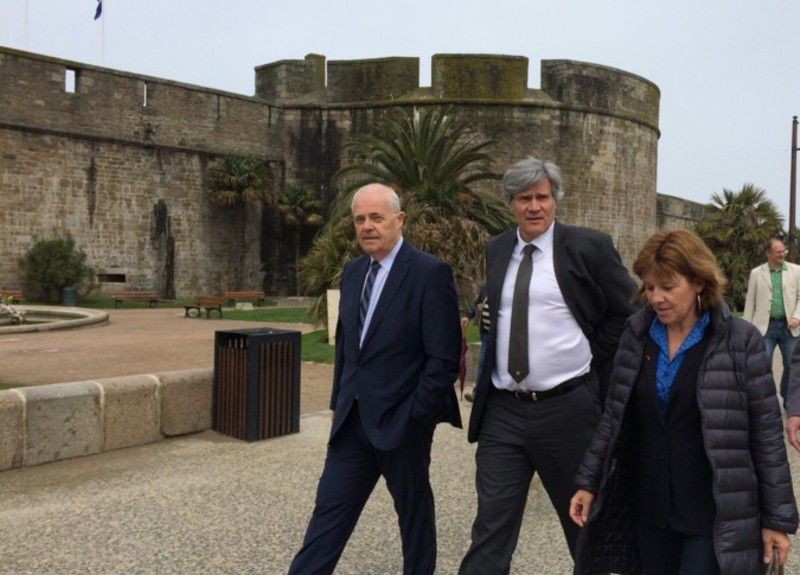 Visite de Stéphane Le Foll (Ministre de l'Agriculture) à Saint-Malo
