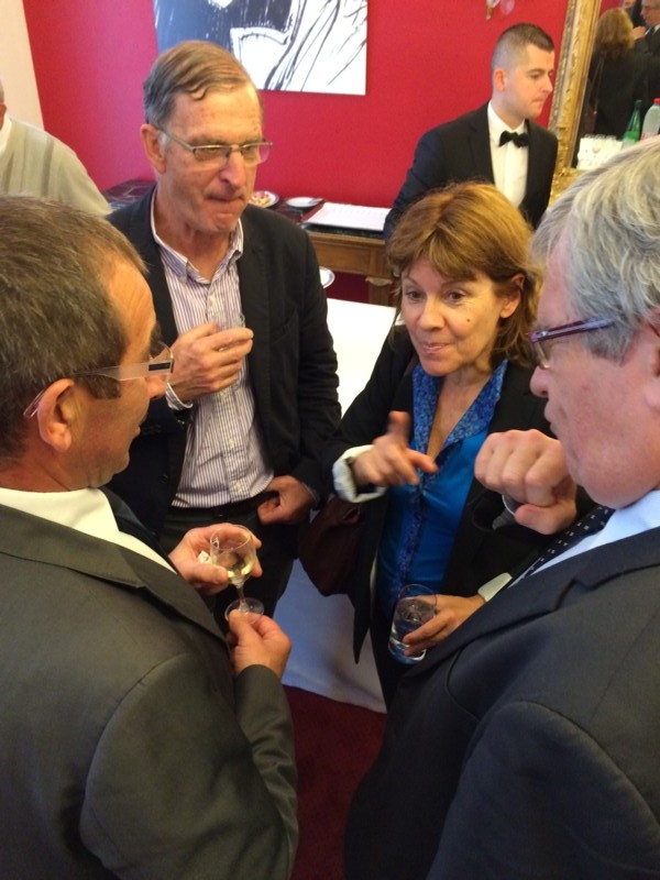 Nathalie Appéré, Jean-René Marsac, Sylvie Robert et Jean-Louis Tourenne reçoivent les maires à l'Assemblée Nationale