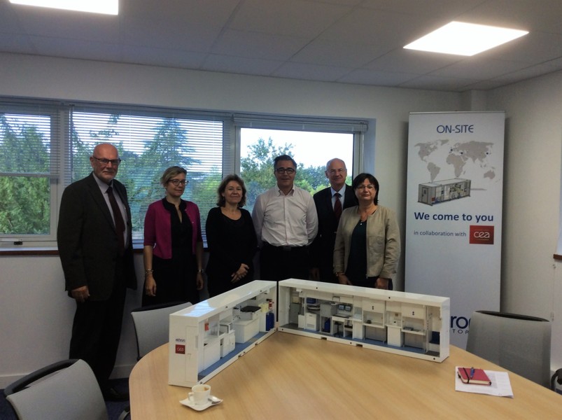 Visite de l'entreprise Eichrom à Bruz