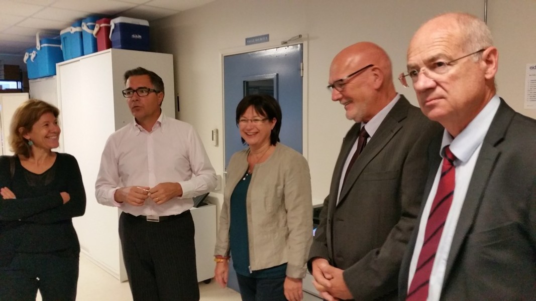 Visite de l'entreprise Eichrom à Bruz