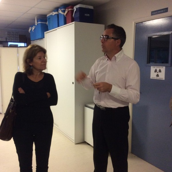 Visite de l'entreprise Eichrom à Bruz