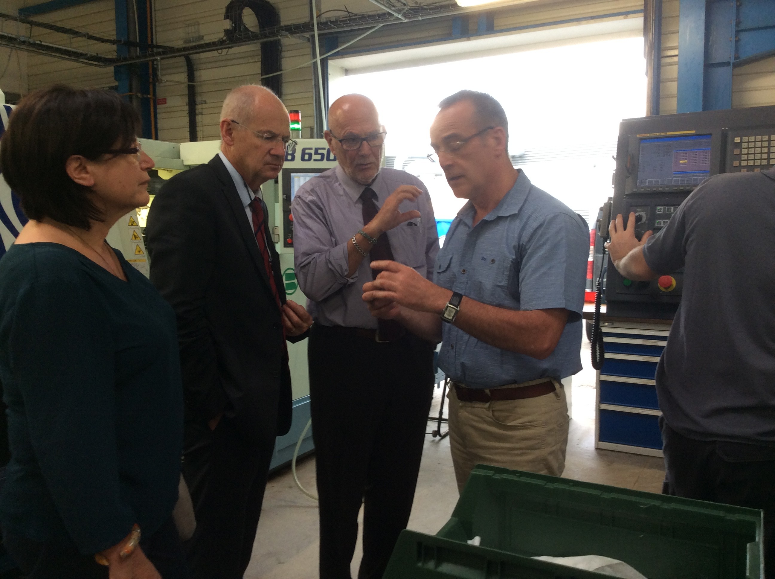 Visite de l'entreprise Troimeca à Chartres de Bretagne