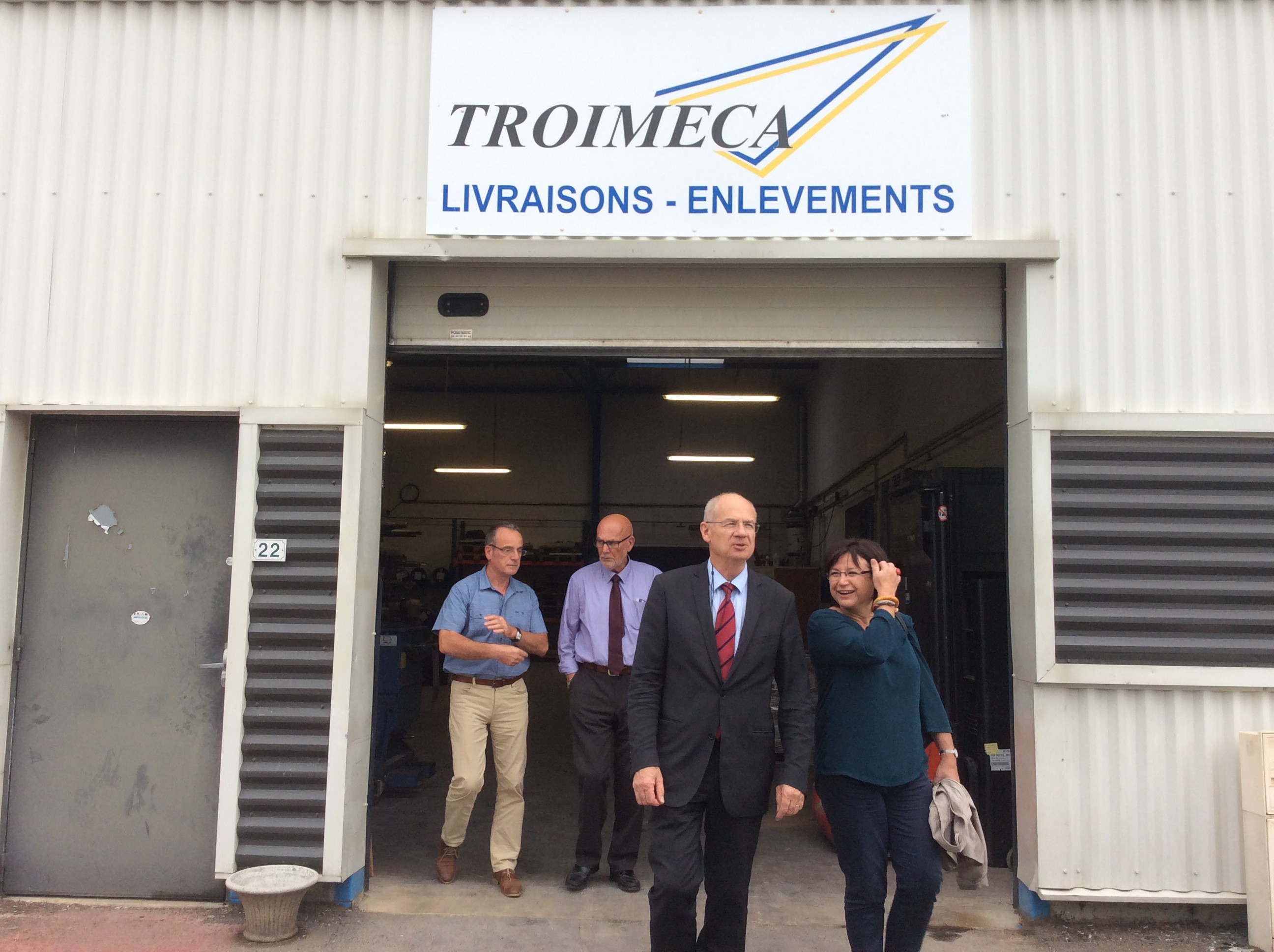 Visite de l'entreprise Troimeca à Chartres de Bretagne