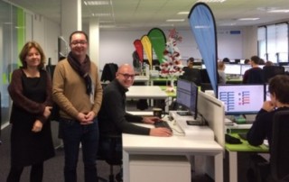 Visite de Médiaveille avec Olivier Méril