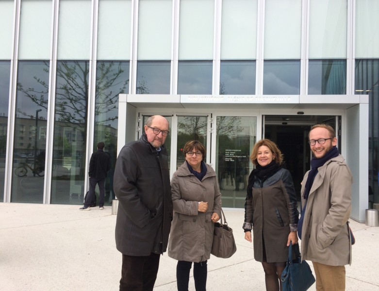 Visite de la Médiathèque de Caen