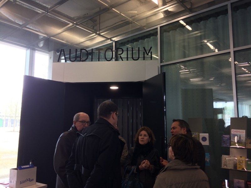 Visite de la Médiathèque de Caen