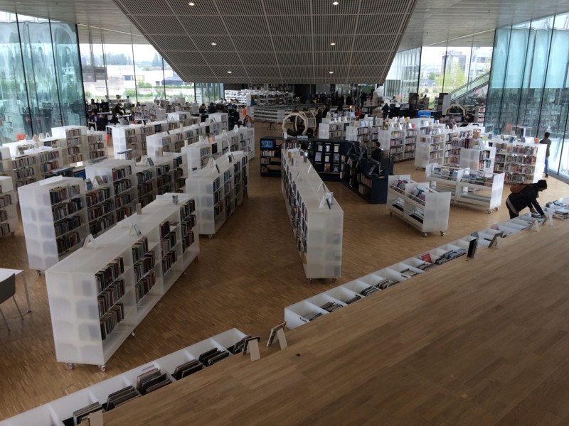 Visite de la Médiathèque de Caen