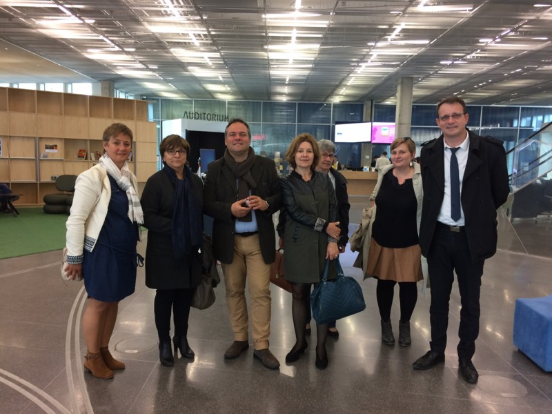 Visite de la Médiathèque de Caen