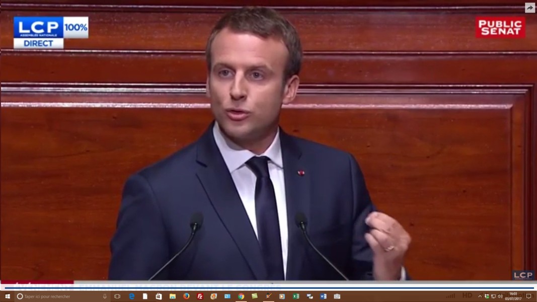 Congrès de Versailles M Macron