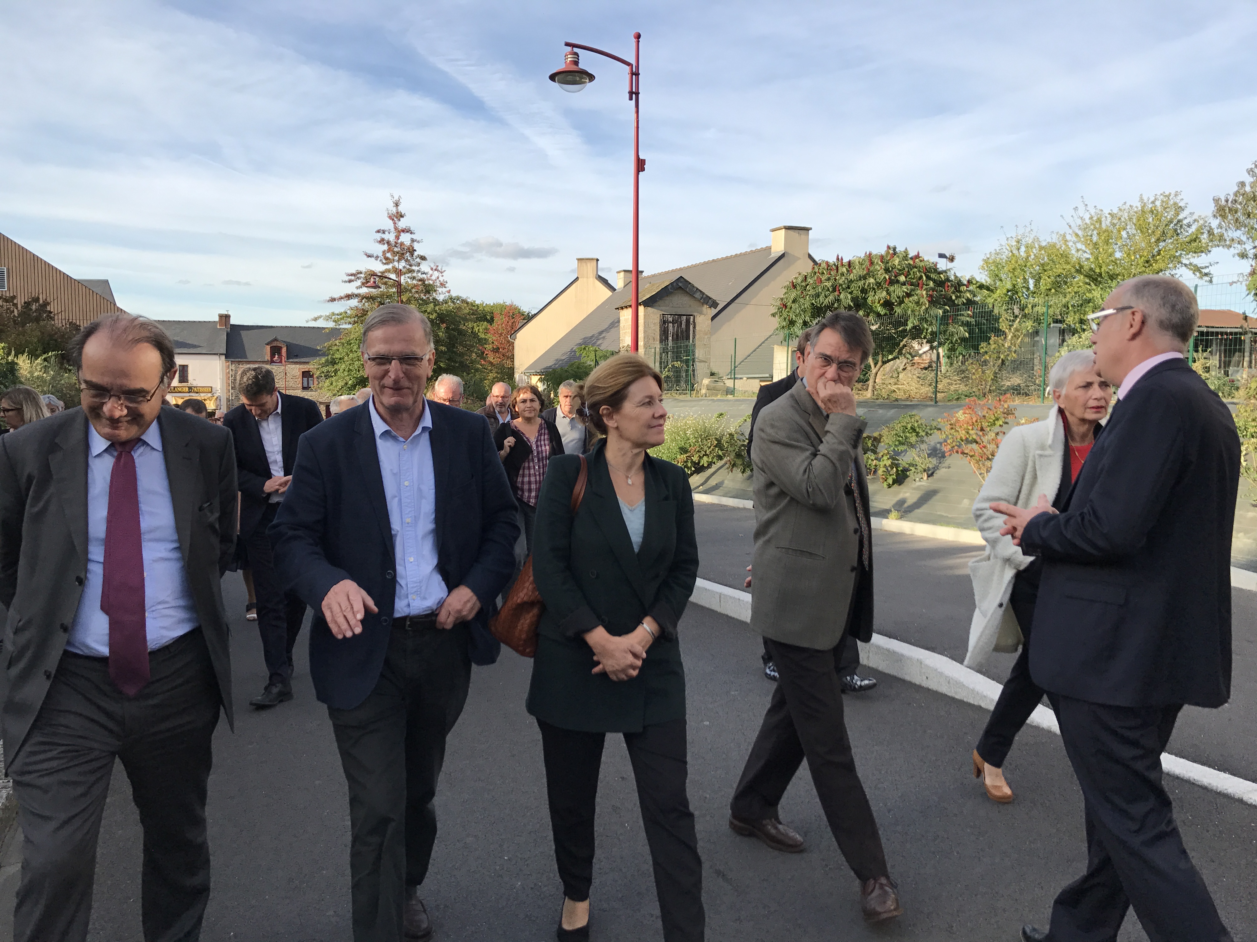 Chanteloup Inauguration du bourg rénové